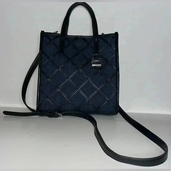 DKNY Maze Denim Mini Crossbody Bag - Picture 2 of 7